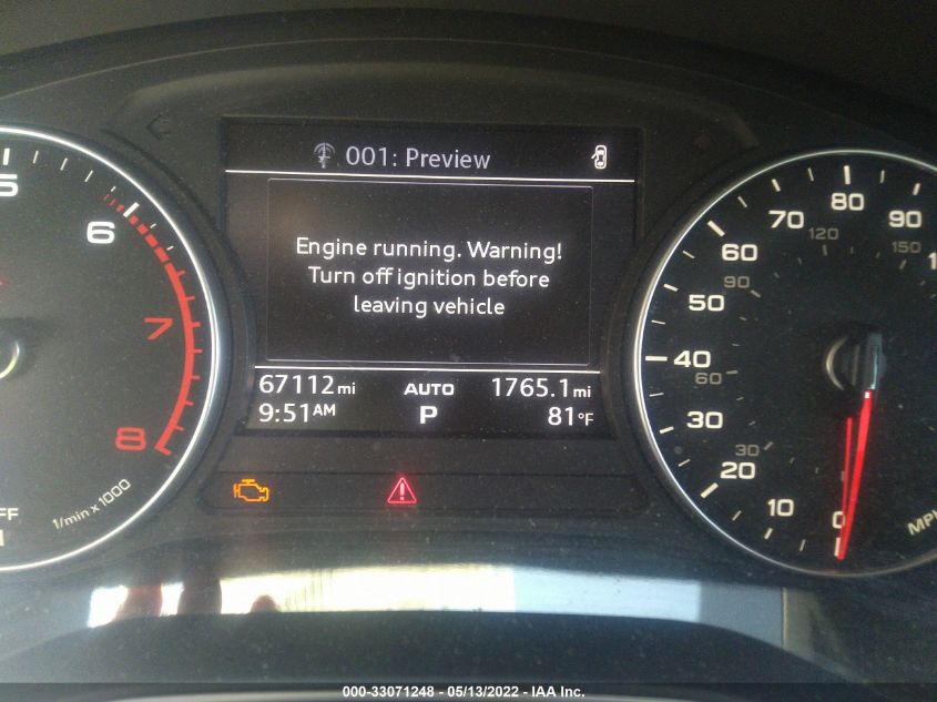 2017 AUDI A4 PREMIUM WAUGNAF49HN023191