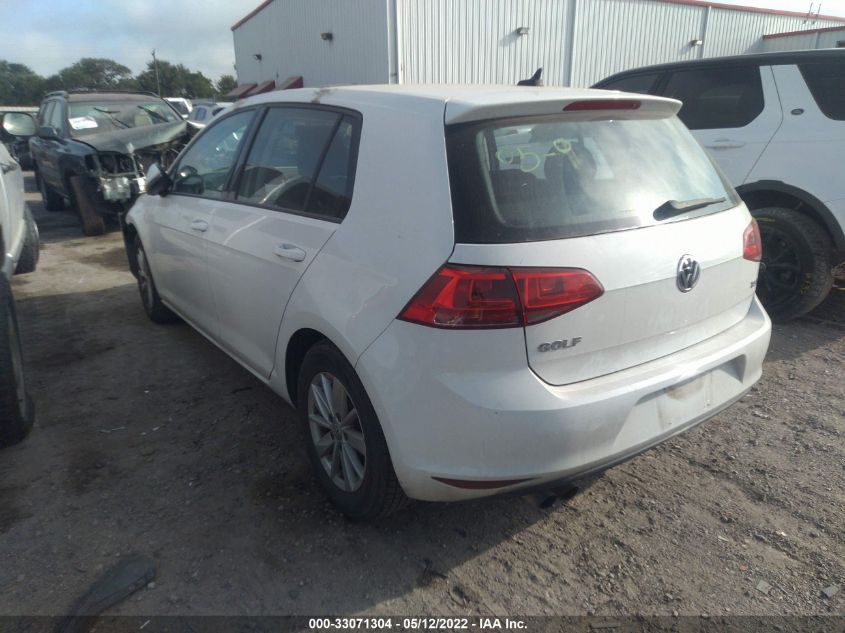 2015 VOLKSWAGEN GOLF TSI S 3VW217AUXFM014085