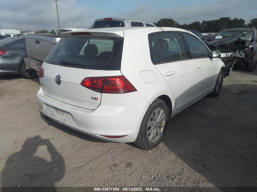2015 VOLKSWAGEN GOLF TSI S 3VW217AUXFM014085
