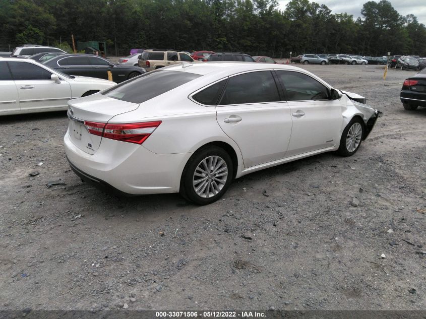 2015 TOYOTA AVALON HYBRID XLE TOURING/LIMITED 4T1BD1EB9FU039907