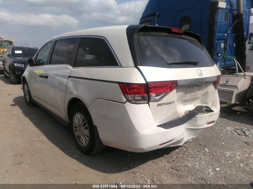 2015 HONDA ODYSSEY LX 5FNRL5H26FB111082