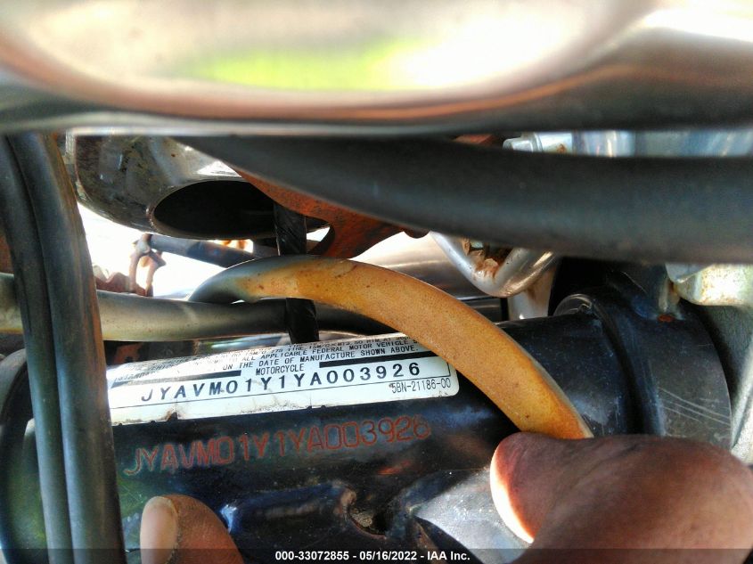 2000 YAMAHA XVS65 A JYAVM01Y1YA003926