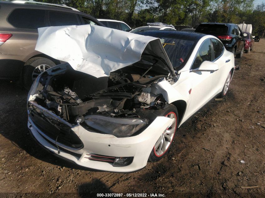2014 TESLA MODEL S 60 KWH BATTERY/P85 5YJSA1H1XEFP45453