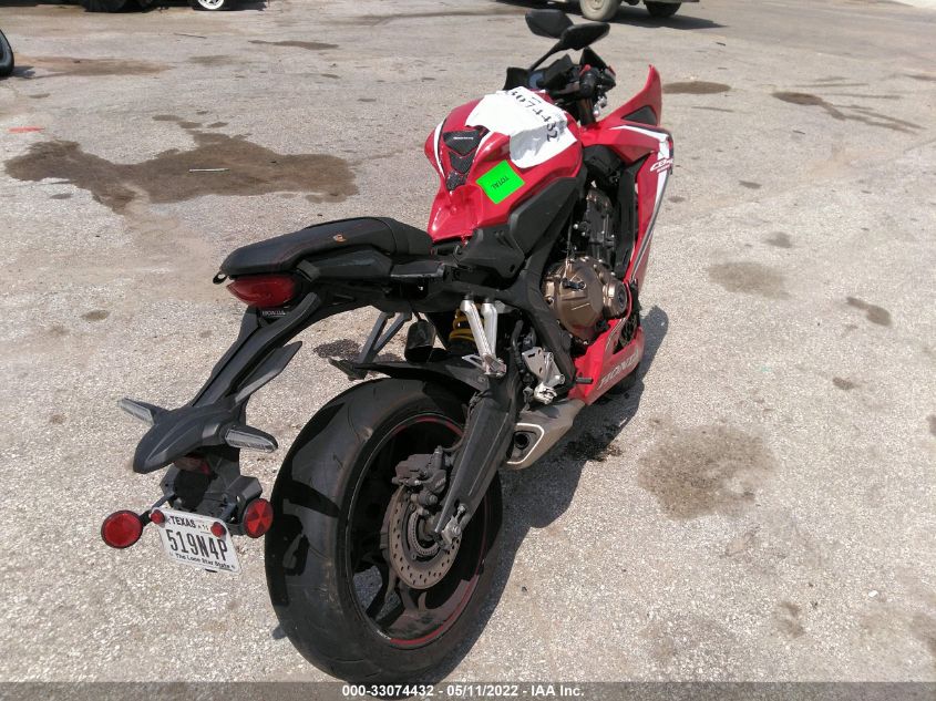 2020 HONDA CBR650 RA MLHRH0151L5100395