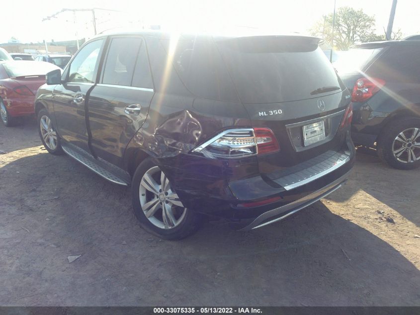 2013 MERCEDES-BENZ M-CLASS ML 350 4JGDA5HB0DA123682