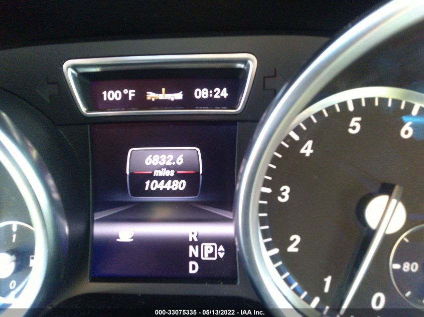 2013 MERCEDES-BENZ M-CLASS ML 350 4JGDA5HB0DA123682