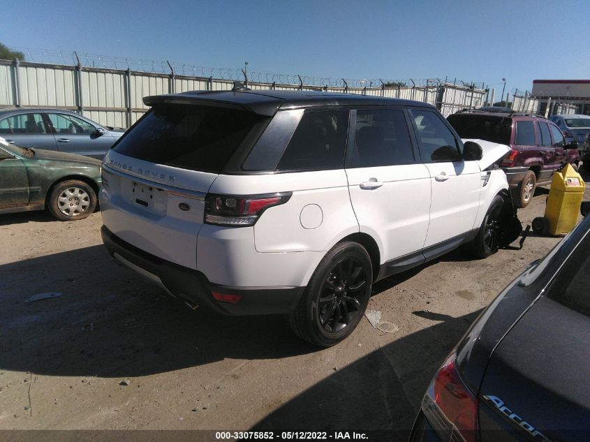 2016 LAND ROVER RANGE ROVER SPORT V6 DIESEL HSE SALWR2KF2GA649020