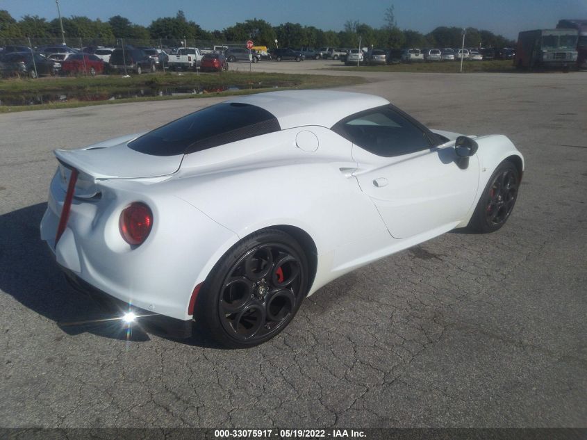2015 ALFA ROMEO 4C ZARBAAA46FM161618