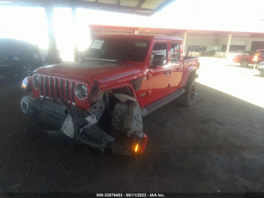2020 JEEP GLADIATOR OVERLAND 1C6HJTFGXLL123708