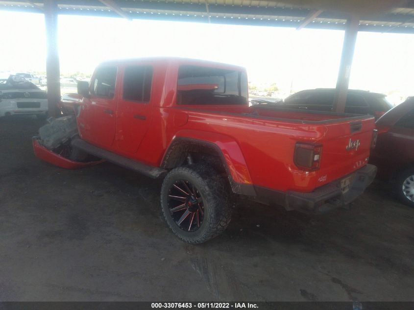 2020 JEEP GLADIATOR OVERLAND 1C6HJTFGXLL123708