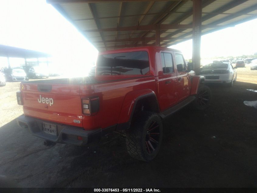 2020 JEEP GLADIATOR OVERLAND 1C6HJTFGXLL123708