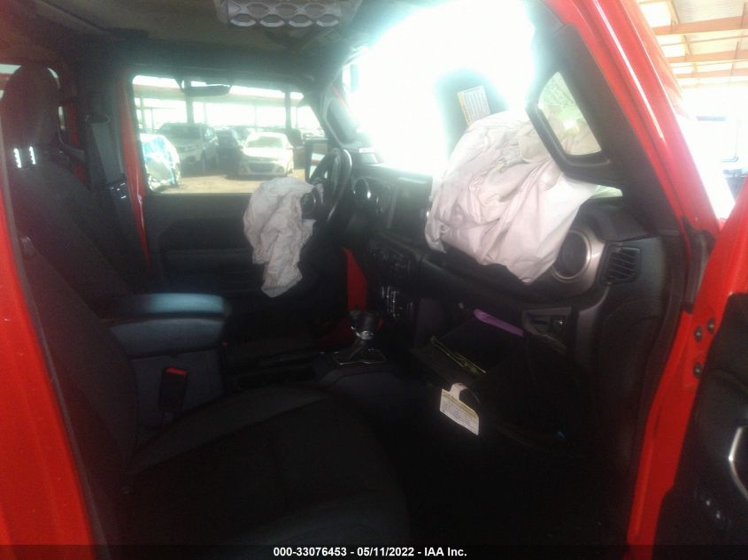 2020 JEEP GLADIATOR OVERLAND 1C6HJTFGXLL123708