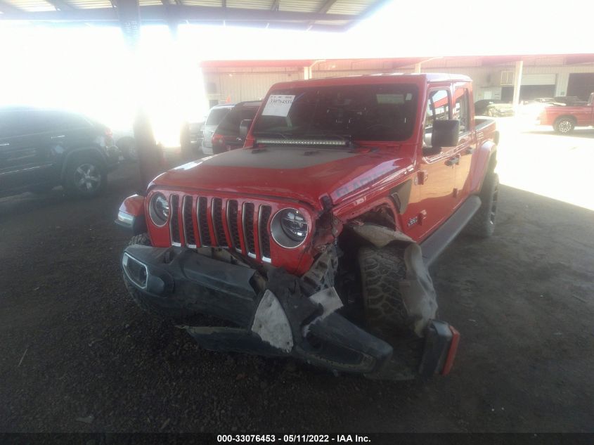 2020 JEEP GLADIATOR OVERLAND 1C6HJTFGXLL123708