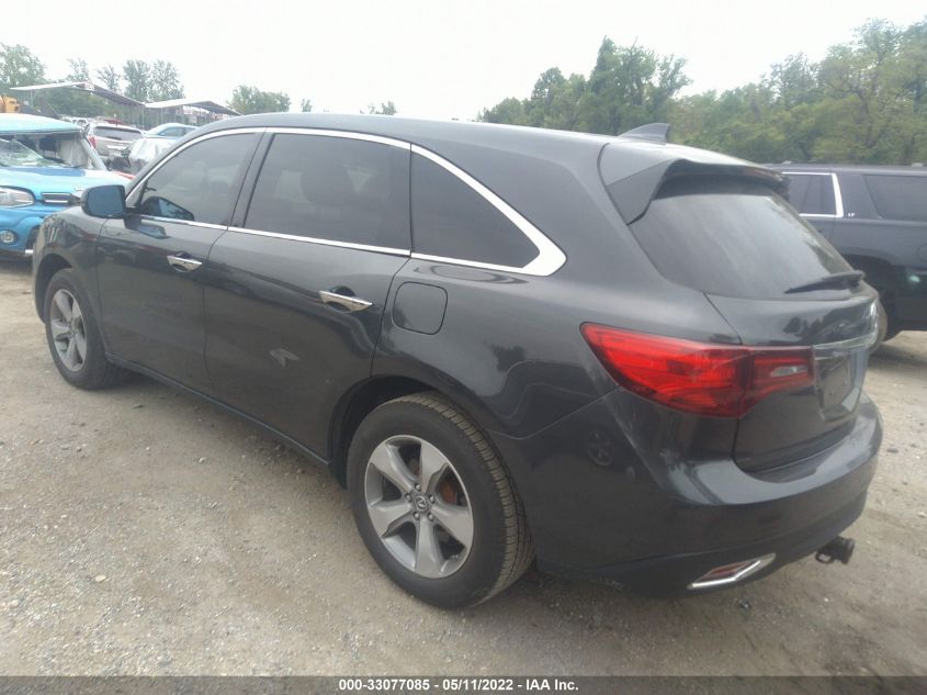 2015 ACURA MDX 5FRYD4H26FB022422