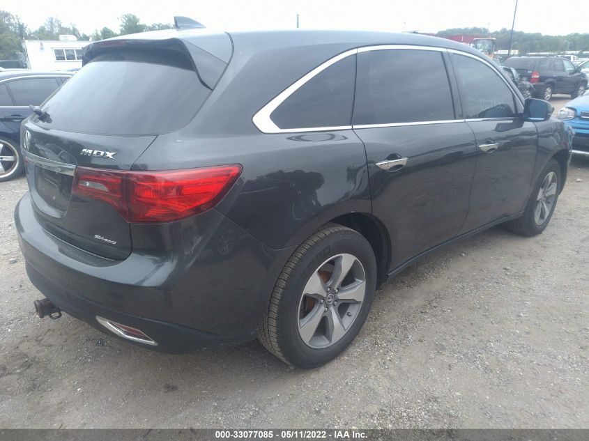 2015 ACURA MDX 5FRYD4H26FB022422
