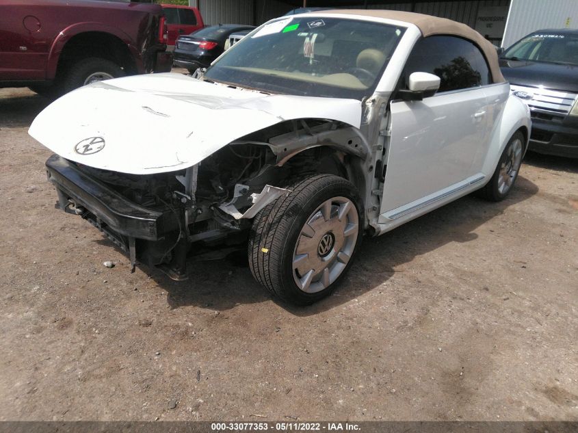 2015 VOLKSWAGEN BEETLE CONVERTIBLE 1.8T W/SOUND/NAV 3VW507AT8FM802208