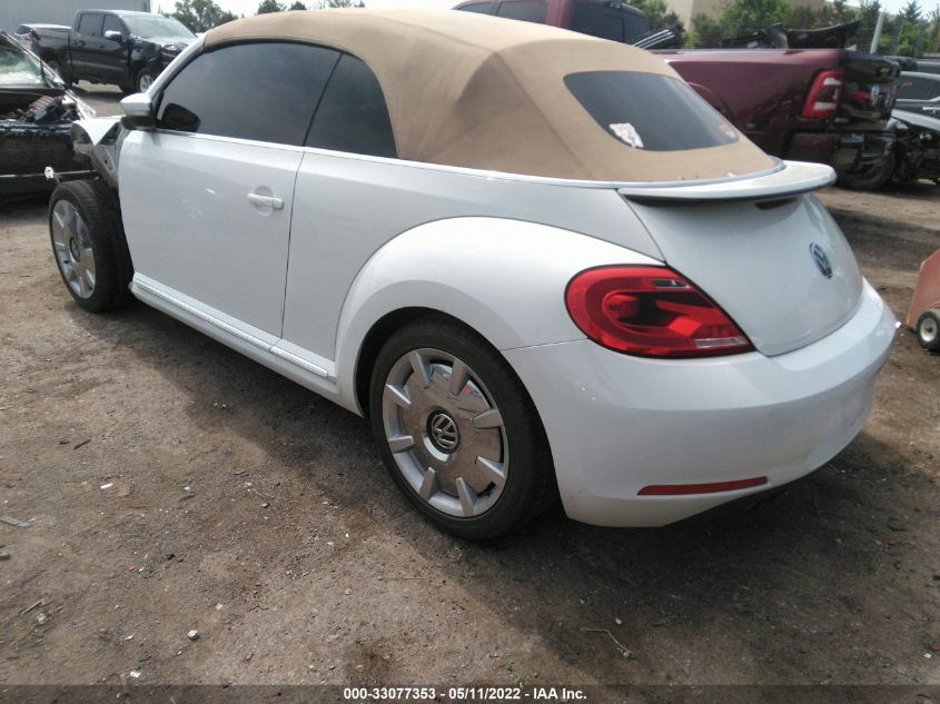2015 VOLKSWAGEN BEETLE CONVERTIBLE 1.8T W/SOUND/NAV 3VW507AT8FM802208