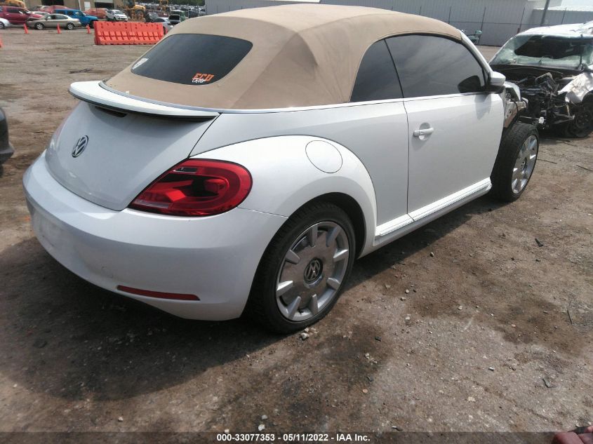 2015 VOLKSWAGEN BEETLE CONVERTIBLE 1.8T W/SOUND/NAV 3VW507AT8FM802208