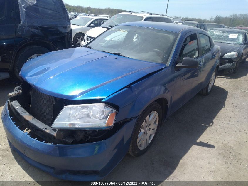2013 DODGE AVENGER SE 1C3CDZAB0DN591658