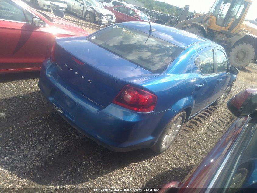 2013 DODGE AVENGER SE 1C3CDZAB0DN591658