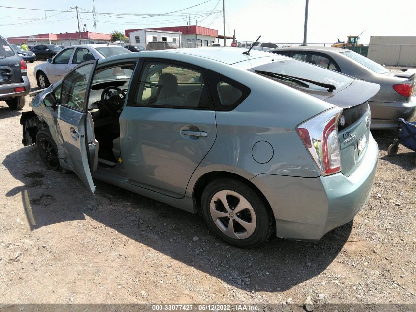 2013 TOYOTA PRIUS ONE/TWO/THREE/FOUR/FIVE JTDKN3DU3D5571919