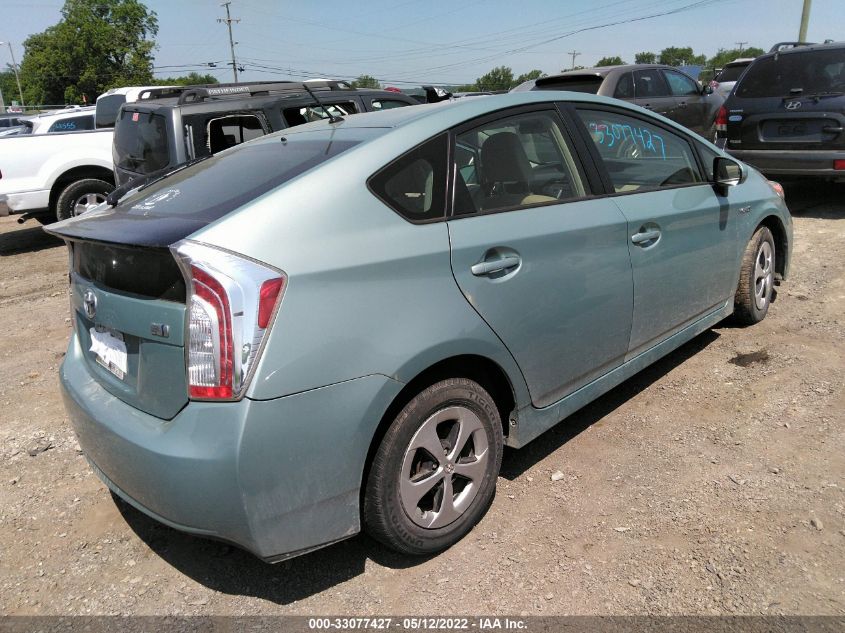 2013 TOYOTA PRIUS ONE/TWO/THREE/FOUR/FIVE JTDKN3DU3D5571919