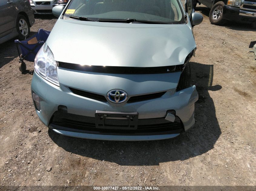 2013 TOYOTA PRIUS ONE/TWO/THREE/FOUR/FIVE JTDKN3DU3D5571919