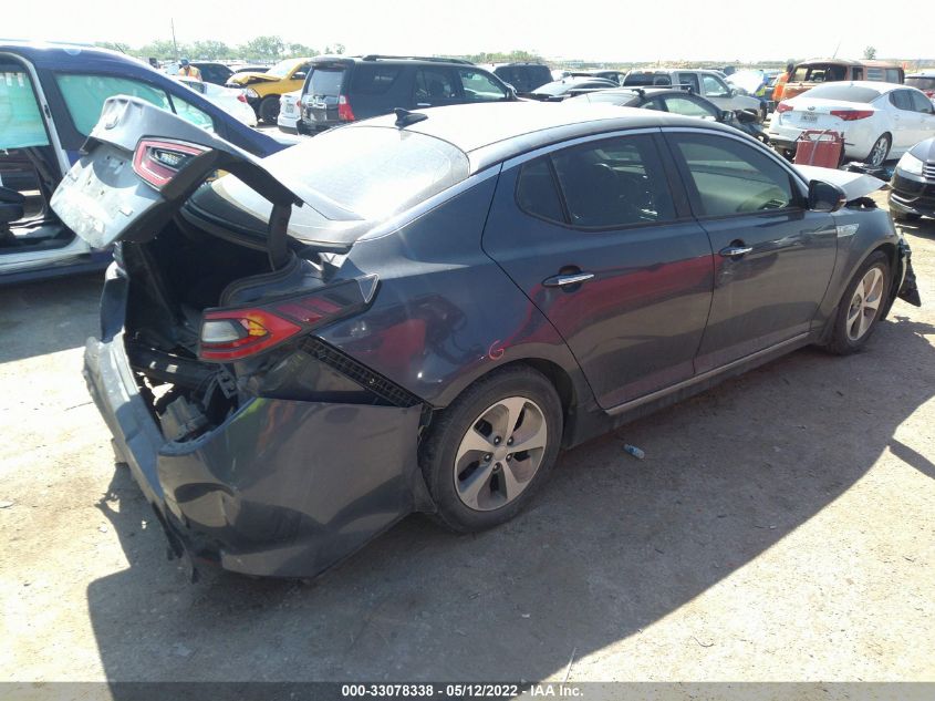 2014 KIA OPTIMA HYBRID LX KNAGM4AD9E5074522