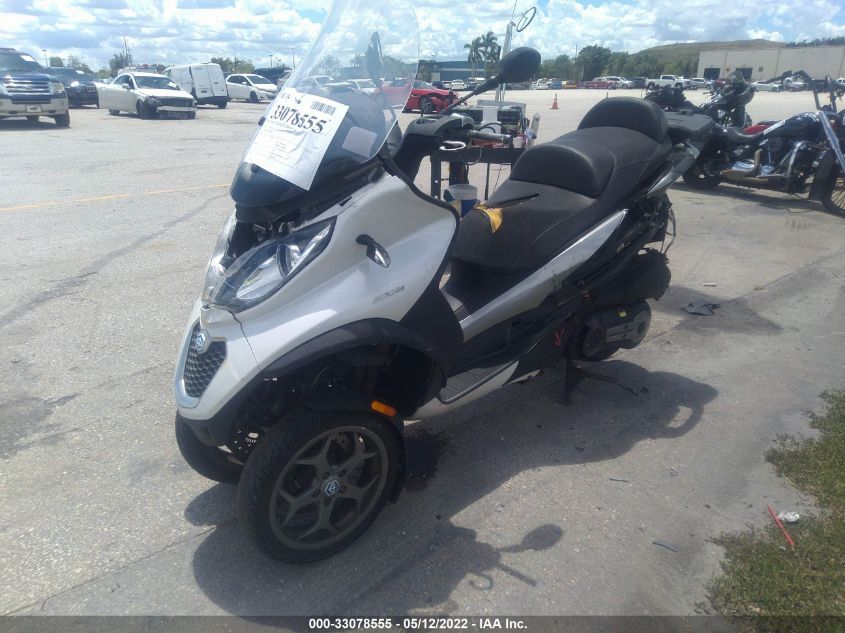 2016 PIAGGIO MP3 500 SPORT ABS ZAPM860X2G5000586