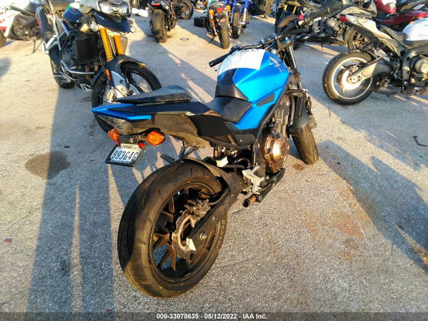 2018 HONDA CB500 F MLHPC4518J5500326