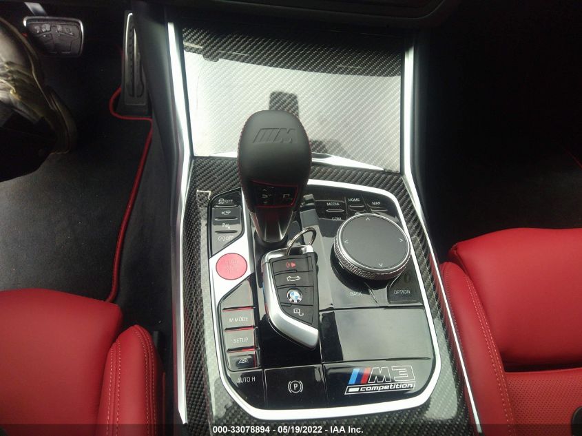 2022 BMW M3 COMPETITION XDRIVE WBS43AY08NFM09878