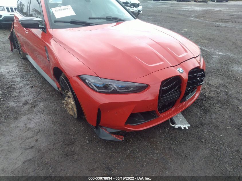 2022 BMW M3 COMPETITION XDRIVE WBS43AY08NFM09878