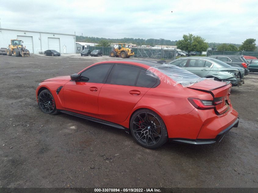 2022 BMW M3 COMPETITION XDRIVE WBS43AY08NFM09878