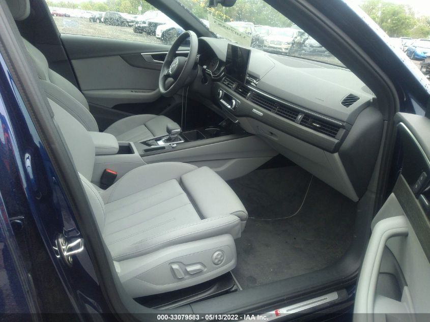 2020 AUDI A4 PREMIUM WAUDNAF45LA040007