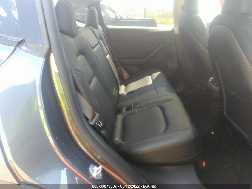 2022 TESLA MODEL Y LONG RANGE 7SAYGDEE3NF318068