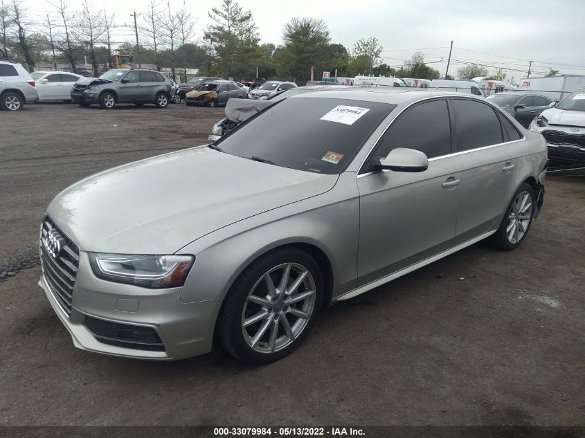 2014 AUDI A4 PREMIUM PLUS WAUFFAFL2EN011654