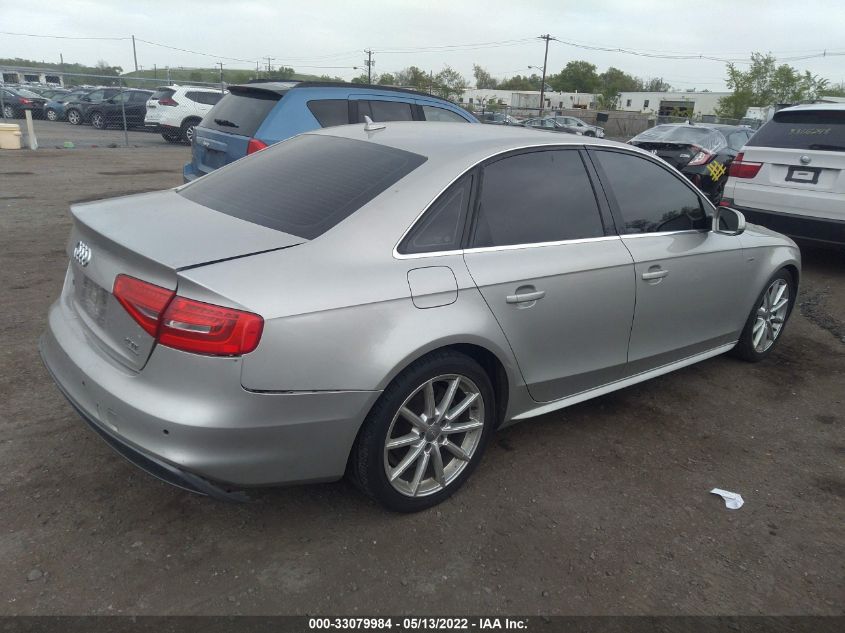 2014 AUDI A4 PREMIUM PLUS WAUFFAFL2EN011654