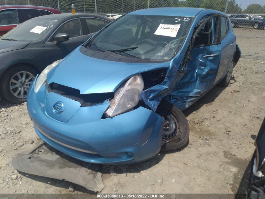 2013 NISSAN LEAF S 1N4AZ0CP7DC417581