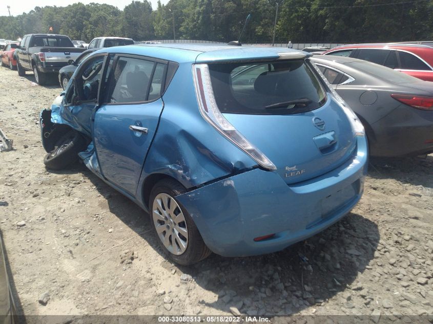 2013 NISSAN LEAF S 1N4AZ0CP7DC417581