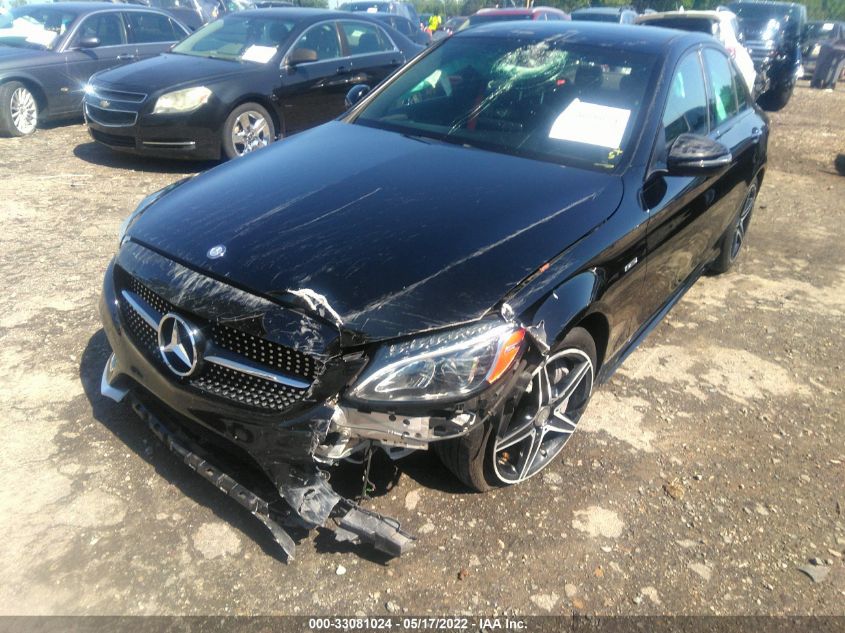 2016 MERCEDES-BENZ C-CLASS 450 4MATIC AMG 55SWF6EBXGU129248
