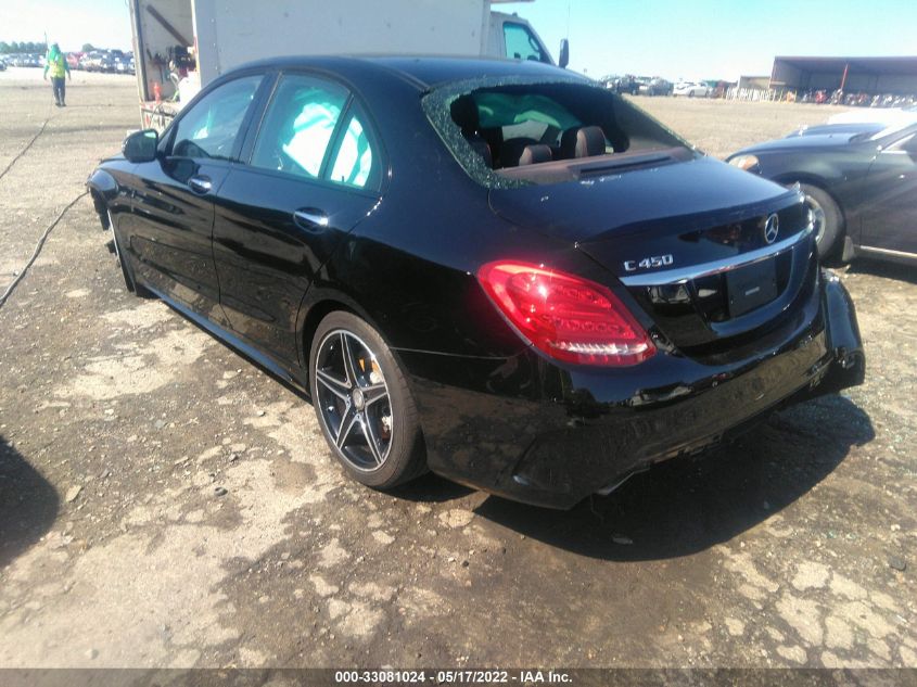 2016 MERCEDES-BENZ C-CLASS 450 4MATIC AMG 55SWF6EBXGU129248