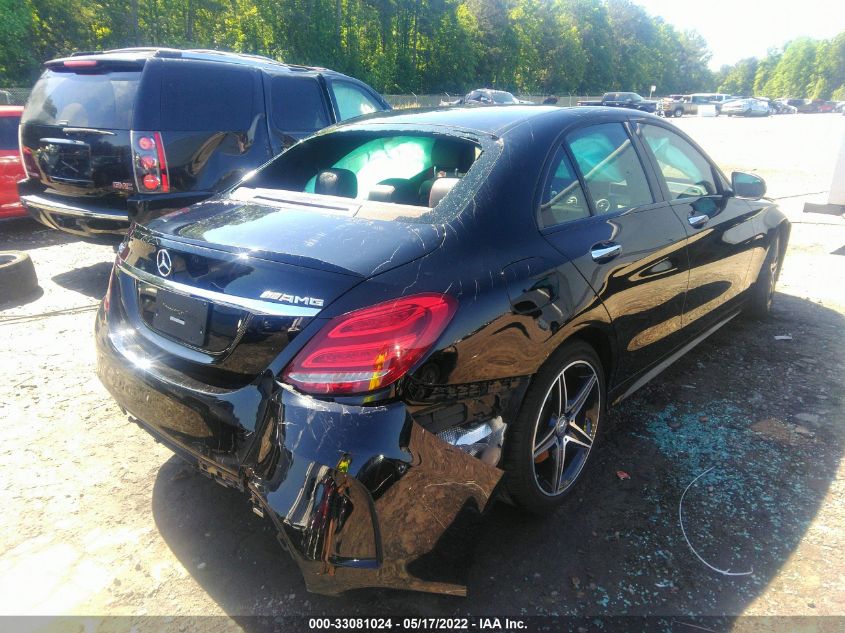 2016 MERCEDES-BENZ C-CLASS 450 4MATIC AMG 55SWF6EBXGU129248