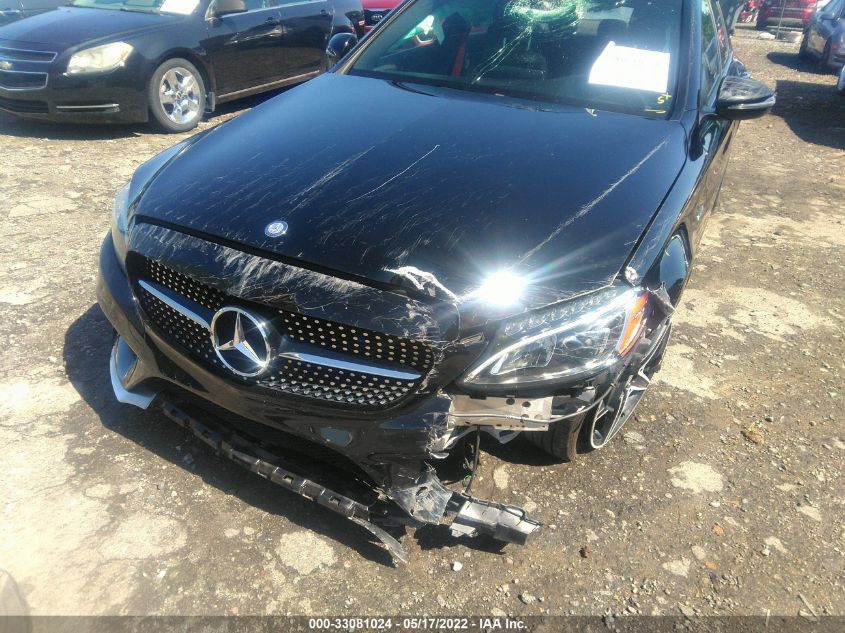 2016 MERCEDES-BENZ C-CLASS 450 4MATIC AMG 55SWF6EBXGU129248