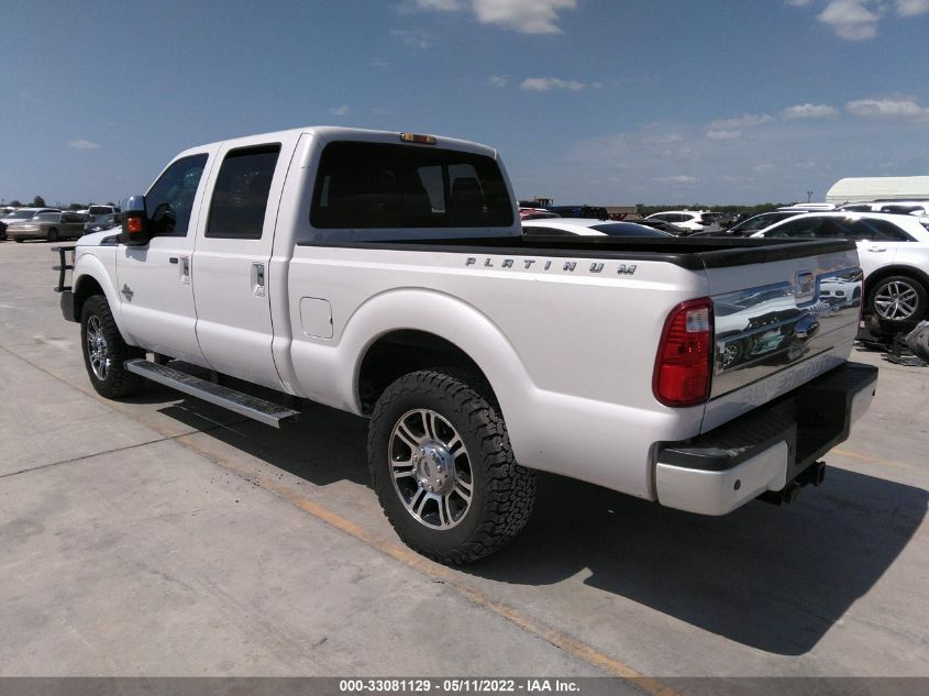 2015 FORD SUPER DUTY F-250 SRW LARIAT/PLATINUM 1FT7W2BT6FEC10968