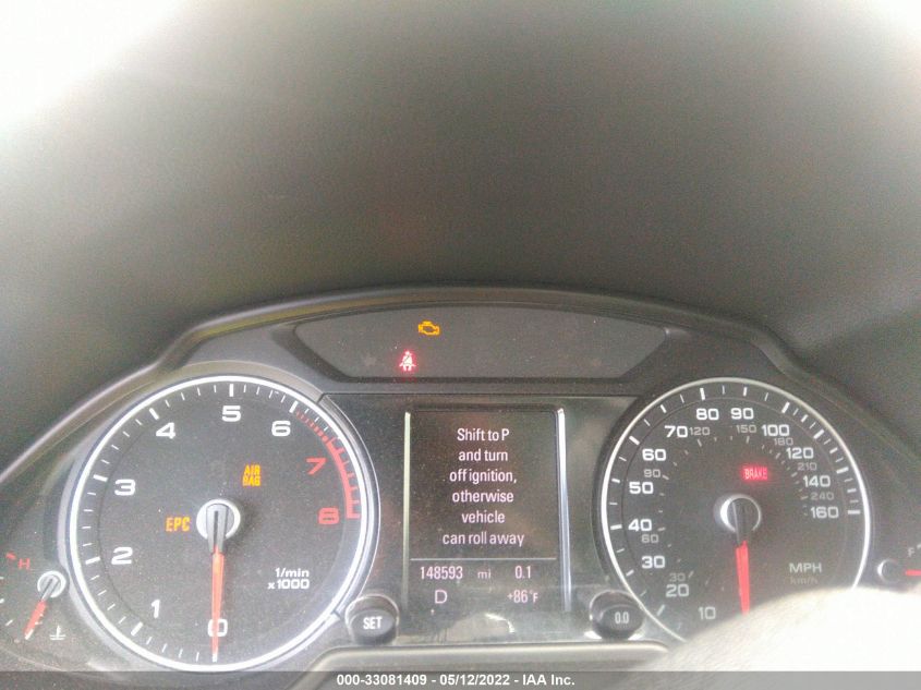 2013 AUDI Q5 PREMIUM PLUS WA1LFAFPXDA008073