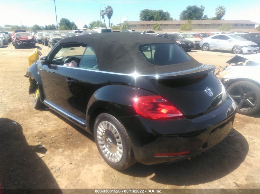 2013 VOLKSWAGEN BEETLE CONVERTIBLE 2.5L W/SOUND/NAV 3VW5P7AT7DM814097