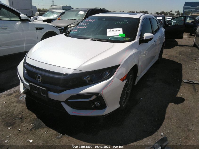 2020 HONDA CIVIC HATCHBACK EX SHHFK7H67LU405475