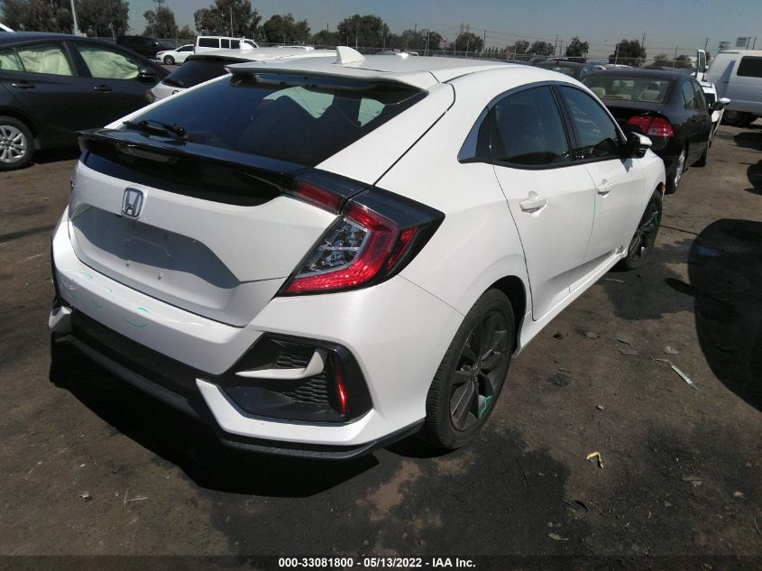 2020 HONDA CIVIC HATCHBACK EX SHHFK7H67LU405475