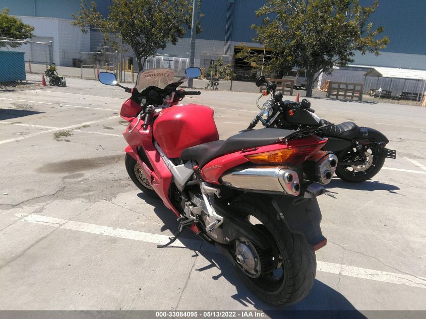 2002 HONDA VFR800 JH2RC46192M401393