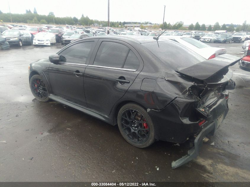 2015 MITSUBISHI LANCER EVOLUTION MR JA32W5FV0FU013628